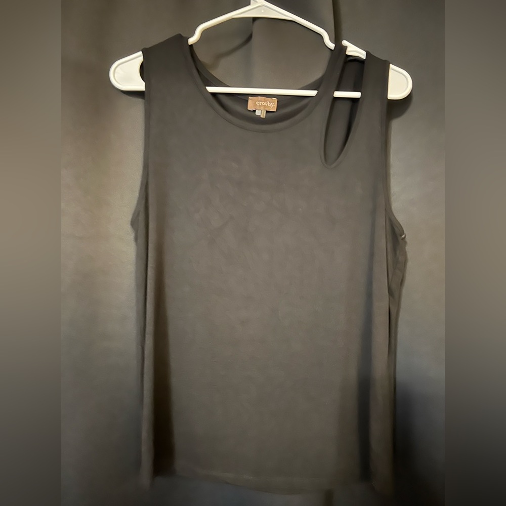 Black tank top